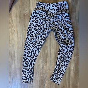 Ryderwear women’s Black and White Animal Print Leggings